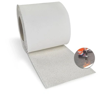Abbildung von Betriebsausstattung24 Thermoplastische Bodenmarkierung Maße BxL: 5,0 x 500,0 cm Farbe: weiß Fahrbahnmarkierung Markierungsbandrolle