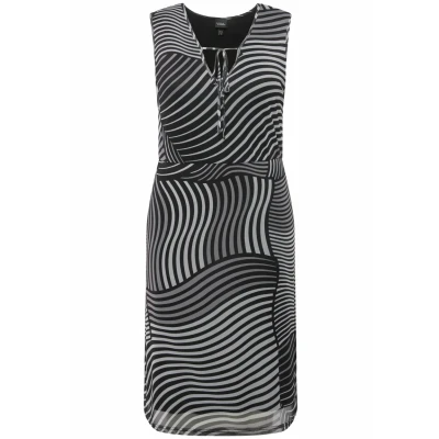 Abbildung von Ulla Popken Freizeitkleid, Damen, Größe: 46, Noir