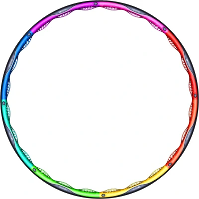 Abbildung von Powerhoop Hula Hoop Reifen Fitnessreifen Deluxe, Effektives Training für Rücken, Rumpf, Bauch und Taille