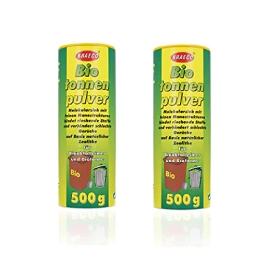 Abbildung von Braeco Biotonnenpulver 500g I für Biotonne &amp; Biomüll verhindert Geruch Madenbildung (2)