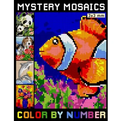 Abbildung von Mystery Mosaics Color By Number: Quest Extreme Challenges with Hidden Pictures for Stress Relief, Easy Fun Pixel Art Coloring Book Teens and Adults