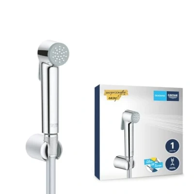 Abbildung von Grohe Vitalio Trigger Spray Wandhalterset 1 Strahlart, chrom, Stück, 26175001