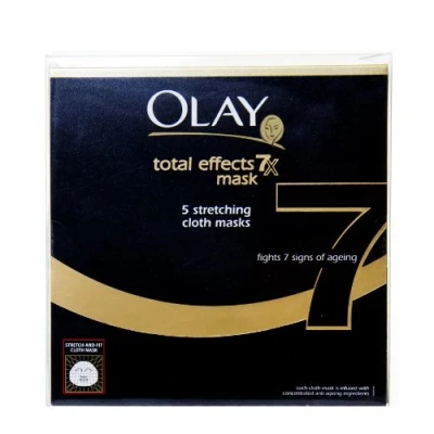 Abbildung von Total Effects by Olay 7 in 1 Stretch Tuchmasken, 5 Stück