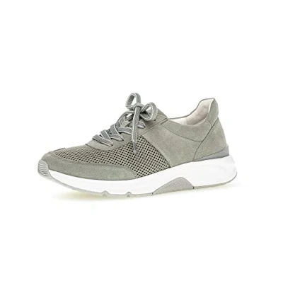 Abbildung von Gabor Damen Low Top Sneaker, Frauen Halbschuhe,Freizeitschuhe,Laufschuhe,schnürschuhe,schnürer,Plateausohle,straßenschuhe,Pino,40.5 EU / 7 UK