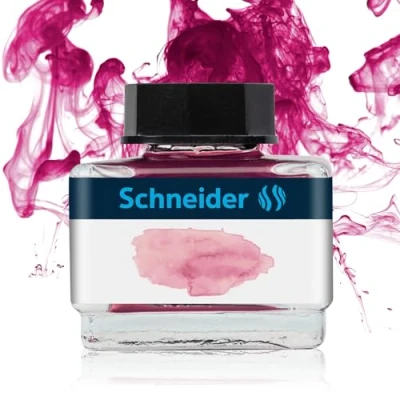 Abbildung von Schneider Füllhaltertinte pastell Glas 15ml rose