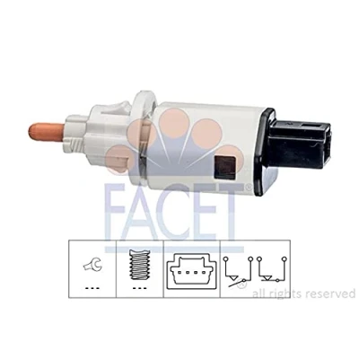 Abbildung von FACET 7.1275 Bremslichtschalter mechanisch Made in Italy OE Equivalent RENAULT: Scenic 3, Megane 3 Schrägheck,