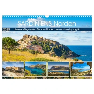 Abbildung von Sardiniens Norden (Wandkalender 2025 DIN A3 quer), CALVENDO Monatskalender