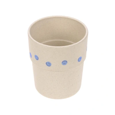 Abbildung von LÄSSIG Kinder Becher Trinkbecher Tasse Kindergeschirr ohne Melamin, BPA frei, für Spülmaschine und Mikrowelle/Mug Happy Rascals Smile sky blue