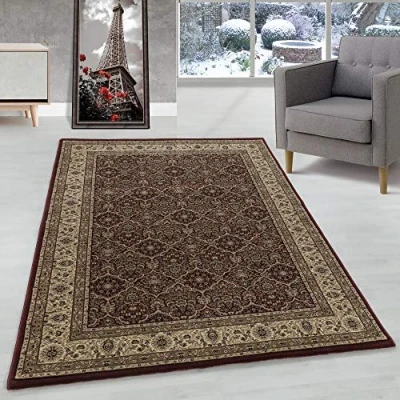 Abbildung von Orientteppich Orientalisch Design, Carpettex, Läufer, Höhe: 9 mm, Orient Teppich Wohnzimmer Design Kurzflor Pflegeleicht