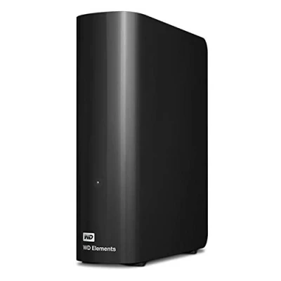 Abbildung von WD Elements Desktop Speicher 22 TB (Desktop USB 3.0 kompatibel, Zusatzspeicher für Fotos, Musik, Videos und alle anderen Dateien, stoßfest), Mechanische Festplatte, Schwarz