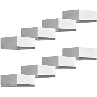 Abbildung von 8 Stück Möbelfüße MOTEL 30 mm 65 x Chrom poliert Schrankbeine aus Aluminum von Sotech