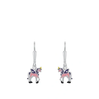 Abbildung von Prinzessin Lillifee Einhorn Rosie Ohrringe für Kinder, Größe: One Size, Lila