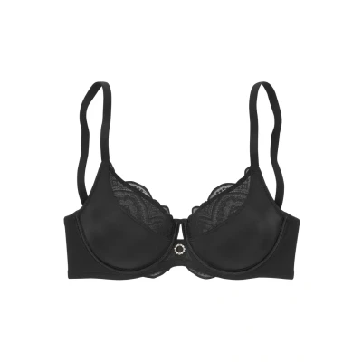 Abbildung von Lascana Minimizer Bügel BH, Damen, Größe: 105F, Schwarz