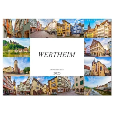 Abbildung von Wertheim Impressionen (Wandkalender 2025 DIN A3 quer), CALVENDO Monatskalender