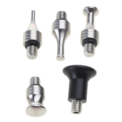 Abbildung von Qaonsciug 5 Stück Down Stift Pdr Werkzeuge Auto Tap Karosserie Panel Ausbeulen Reparatur Handwerkzeuge Wartung Teil Kit Hammer Holder Measure Pen tools