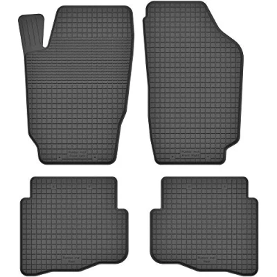 Abbildung von Fußmatten Vorne, Hinten 4er Set für Seat Ibiza 3 2002 2008 6L Gummi Gumiimatten