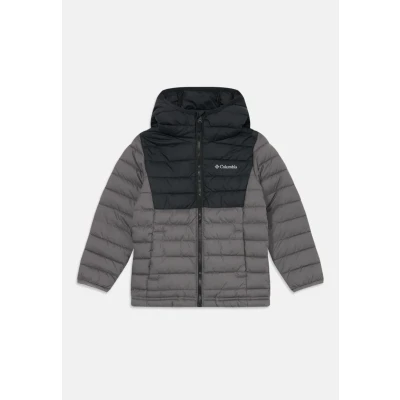 Abbildung von Columbia Jungen Powder Lite 2 Hooded Jacket Pufferjacke Mit Kapuze, Grau, 104 EU