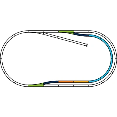 Abbildung von PIKO Modelleisenbahn Set H0 Gleis Ergänzungs