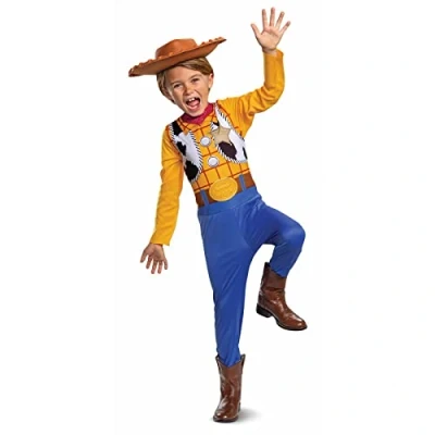 Abbildung von Metamorph Cowboy Kostüm Toy Story Woody für Kinder, Der gute aus den Pixar Animationsfilmen