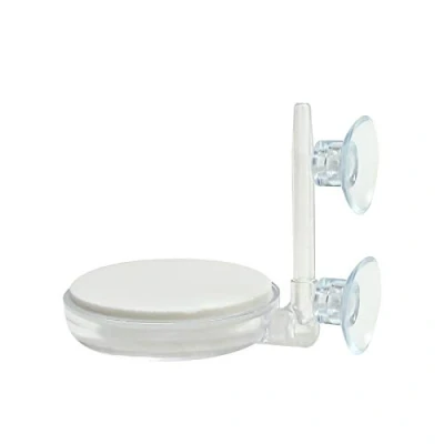Abbildung von boxtech Aquarium Luftstein Nano Bubble Stone Kit mit Steuerventil Leise Super High Diffusor für gelösten Sauerstoff Lässt Tiny Bubbles und Hydroponic (60mm)