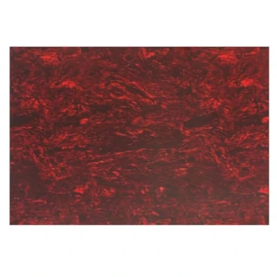 Abbildung von Musiclily 20x25cm Akustische Gitarre Selbstklebende Schlagbrett Rohmaterial, Red Pearl