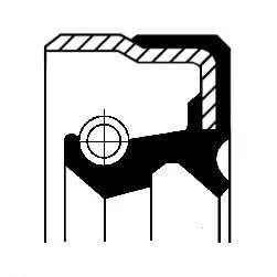 Abbildung von CORTECO 01029595B Wellendichtring, Differential
