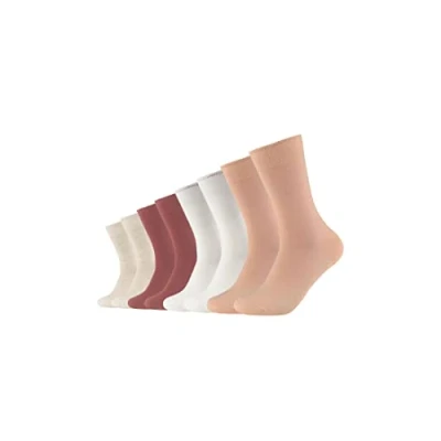 Abbildung von s.Oliver Unisex Essential 8 PACK Socken, Damen, Größe: 35 38, Pink sand