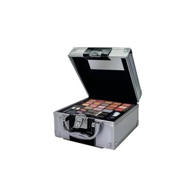 Abbildung von bonvoyage Travel in Colour, Professionelle MakeUp Augen, Lippen und Gesicht Koffer mit Zubehör inklusive.