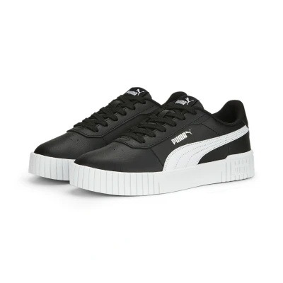 Abbildung von Carina 2.0 Sneakers Damen PUMA Black White Silver Metallic