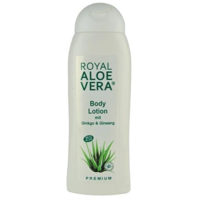 Abbildung von Royal Aloe Vera Body Lotion mit Ginko, Ginseng, 60% Bio Aloe, Körper