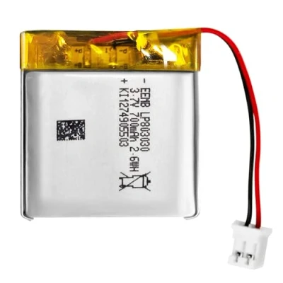 Abbildung von EEMB Lithium Polymer Akku 3,7 V 700mAh 803030 Wiederaufladbarer Lipo mit JST Anschluss für VXI Blue Parrott bestätigen Sie die Polarität des Geräts und Anschlusses vor dem Kauf