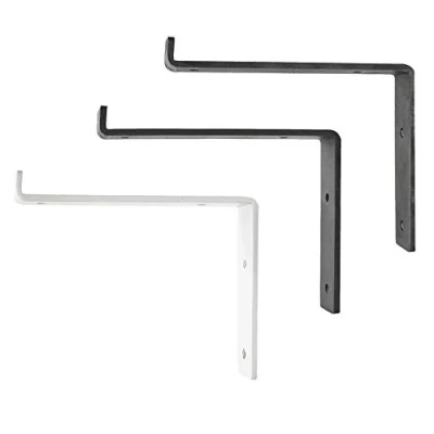 Abbildung von Natural Goods Berlin 2X Regalhalter, Regalträger, Wandregal viele Farben mehrere Größen (NEUKÖLLN 200mm, Industrial)