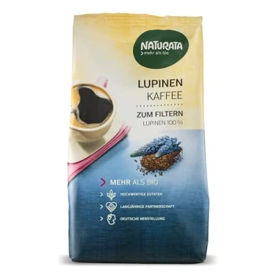 Abbildung von Naturata Lupinen Kaffee Bio 500g 100% Koffein &amp; Glutenfreier Ersatz in Qualität Idealer Instant Löslicher hergestellt der Schweiz Schonend Geröstet