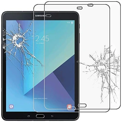 Abbildung von ebestStar {2 Stück) Panzer Schutz Glas für Samsung Galaxy Tab S3 9.7 SM T820, T825, 3D Displayschutz, 9H gehärte Glas, Abgerundete, Blasenfrei