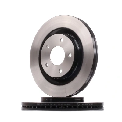 Abbildung von TRW DF4964 Bremsscheibe 296 26 5 114,3 Belüftet lackiert hochgekohlt NISSAN: Qashqai / Qashqai+2 I, X Trail, I Van