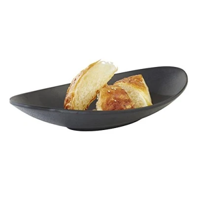 Abbildung von APS 83735 Schale ZEN, 25 x 13,5 cm, Höhe 4 0,25 Liter, Melamin, schwarz, Steinoptik