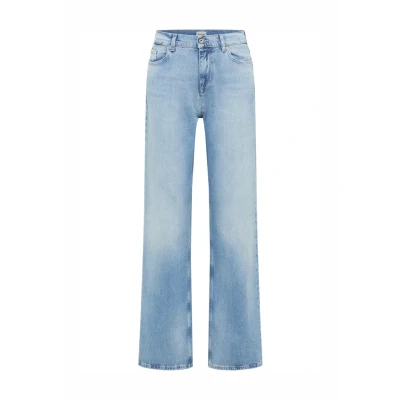 Abbildung von Mustang Flared Jeans, Damen, Größe: 34x34, Blau