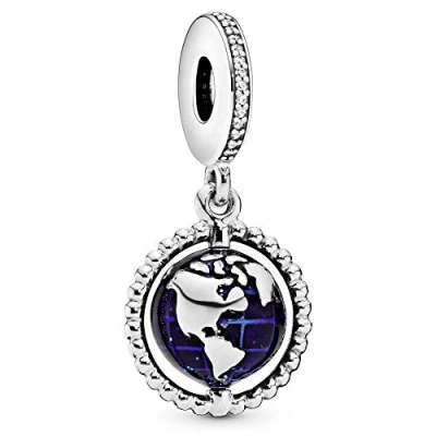 Abbildung von PANDORA Charm Anhänger Weltkugel &quot;sich drehender Globus&quot; 798021CZ