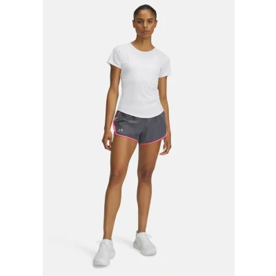 Abbildung von Under Armour Flyby Kurze Sporthose, Damen, Größe: XXL, Castlerock