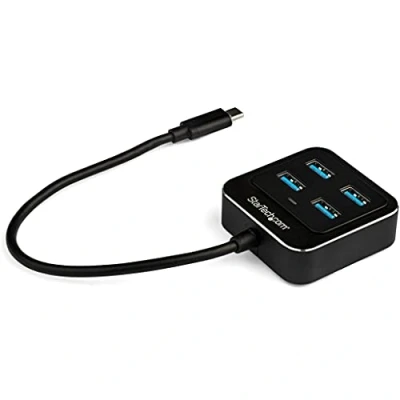 Abbildung von StarTech.com USB C Hub 4 Port Typ C/ 3.1 Gen 2 (10Gbit/s) Bus powered Type Verteiler Thunderbolt 3