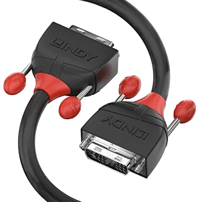 Abbildung von LINDY 36254 5m DVI D Dual Link Kabel, Black Line