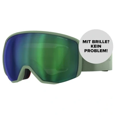 Abbildung von ATOMIC REVENT L STEREO Skibrille Pistachio Skibrillen mit Blendschutz Hochwertig verspiegelte Snowboardbrille Brille Live Fit Rahmen Doppelscheibe