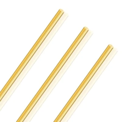 Abbildung von LAVMHAB Messingstab 6mm x 250mm, Messing Massiver Runde Stab für DIY Bastel (3 Stück)