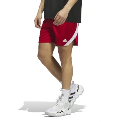 Abbildung von adidas Performance ICON Squad kurze Sporthose, Herren, Größe: Small, Team power red white