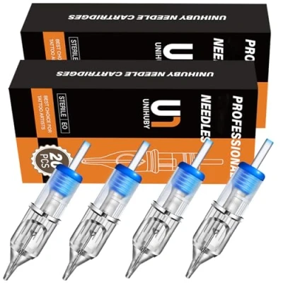 Abbildung von Unihuby Cartridge RS 40pcs Cartridges Round Shader 3RS 5RS 7RS 9RS Mix #12