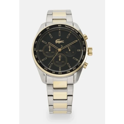 Abbildung von Lacoste Boston Chronograph silvercoloured/goldcoloured/black, Herren, Größe: One Size, Silver coloured/gold coloured/black
