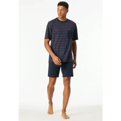 Abbildung von Schiesser Comfort Essentials SET Nachtwäsche Set, Herren, Größe: 58, Navy