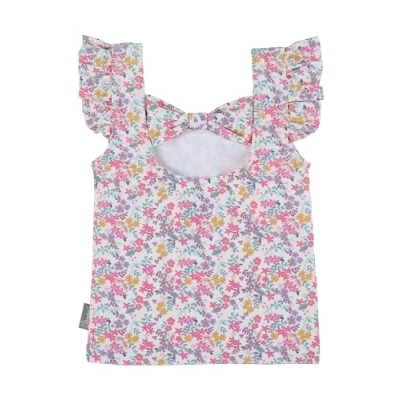 Abbildung von Sterntaler Kurzarmsch BLÜMCHEN Strandaccessoire für Kinder, Größe: 98/104, Ecru