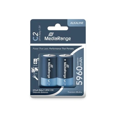 Abbildung von MediaRange Premium Alkaline Batterien, Mono DLR201.5V, 2er Pack