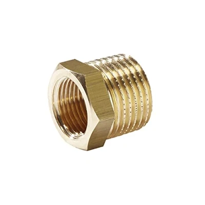 Abbildung von Gewindefitting, Messing Fitting, 2“ x 1 1/2“ Reduzierung AG/IG